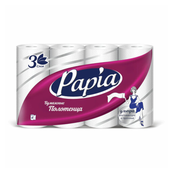 Полотенца бумажные 2-слойные, 21,3*22,5см, белые, 200л, Z-слож. "Advanced" 111337 Laima