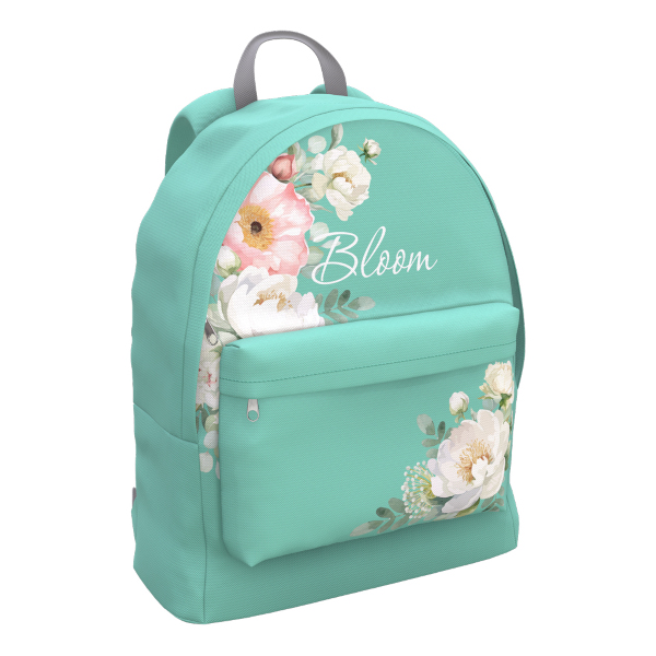 Рюкзак Erich Krause "EasyLine 17L Цветущая нежность (мятный)" 1отд., 1карм., 39*29*13см 61939