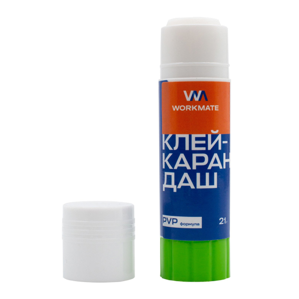 Клей-карандаш 13г, ПВП, ассорти "Призма Аквамарин" 65006 Erich Krause