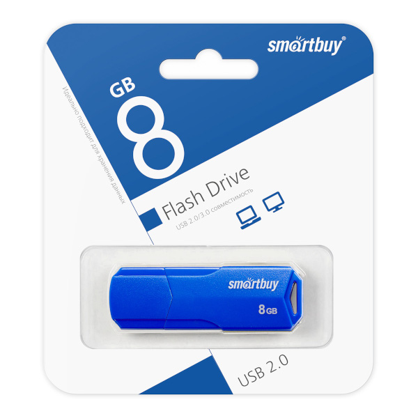Память Flash Drive 8Gb USB 2.0  Silicon Power Ultima U03 белый SP008GBUF2U03V1W