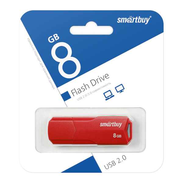 Память Flash Drive 8Gb USB 2.0  Silicon Power Ultima U03 белый SP008GBUF2U03V1W