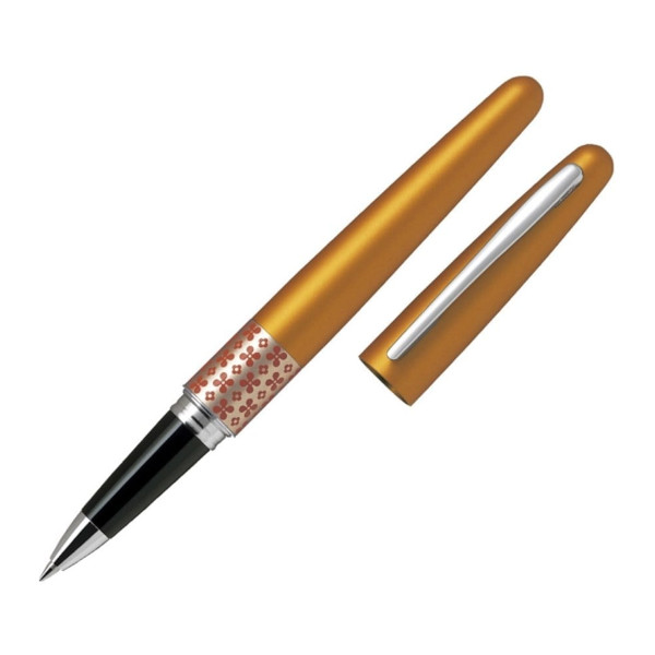 Роллер 0,7мм, черный, корп. оранжевый "Retro Pop. MetallicOrange" BLV-BMR37-M (FL) Pilot