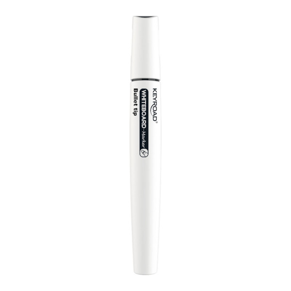 Маркер для доски 2мм, пулевид., черный, пластик. корп. "Whiteboard" KR972551 Keyroad