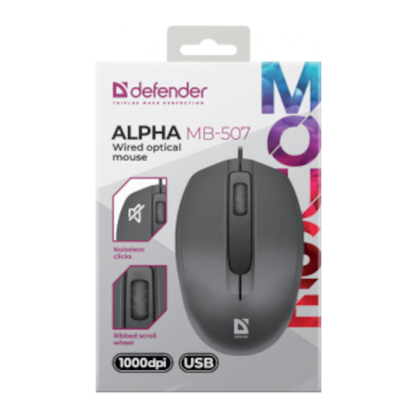 Мышь SmartBuy "One" 1000dpi, USB, беспроводная, черная SBM-303AG-K