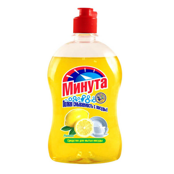 Жидкость для посуды 500мл Минута ассорти 