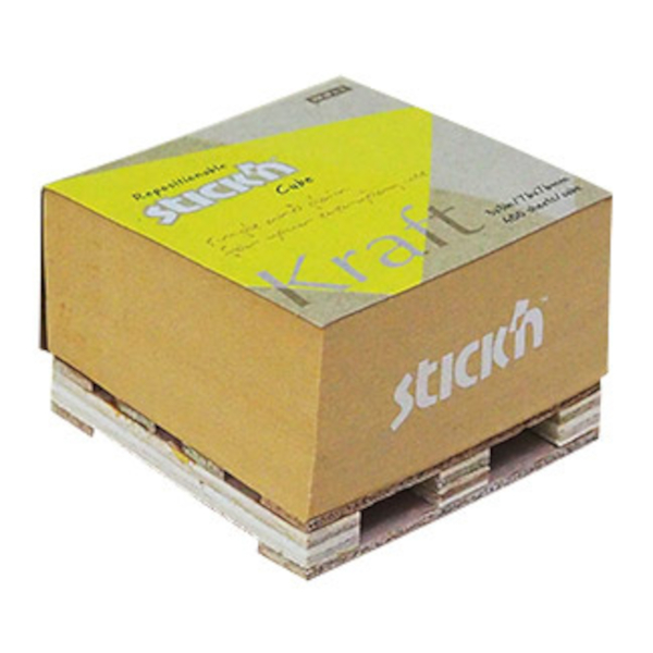 Липкий блок Workmate 76*76мм, 100л, пастель розовый 14-2567